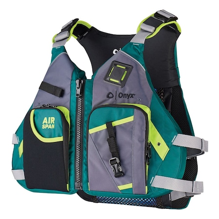 Onyx Outdoor Onyx Airspan Angler Life Jacket - XL/2X - Green 123200-400-060-23